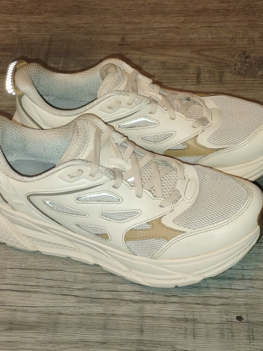Hoka One One White Cream Women's Sneakers